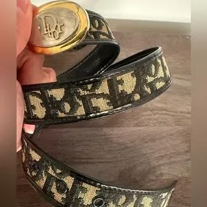 Dior | Accessories | Dior Belt W Gold Silver Dior Buckle  display picture 3